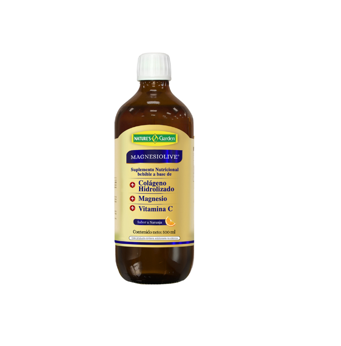NATURES GARDEN MAGNESIO SABOR NARANJA 500ML