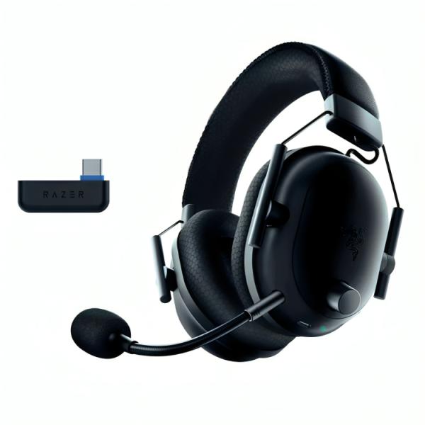Headset Razer Gaming RGB Blackshark V2 Pro 2.4 GHZ para Playstation Inalámbrico – Negro