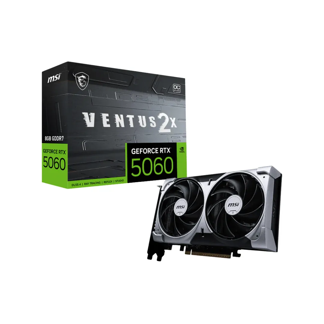 TARJETA DE VIDEO MSI RTX 5060 8GB VENTUS 2X OC