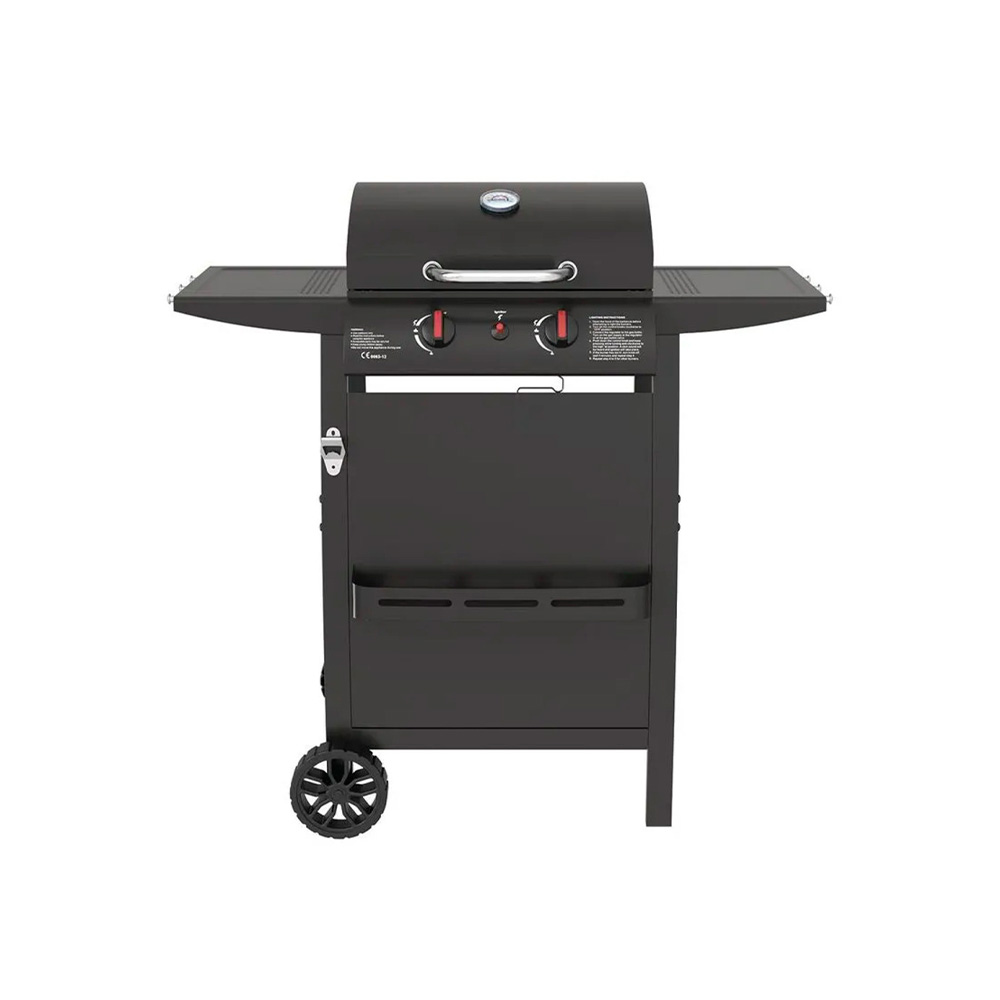 Parrilla de gas 2 quemadores