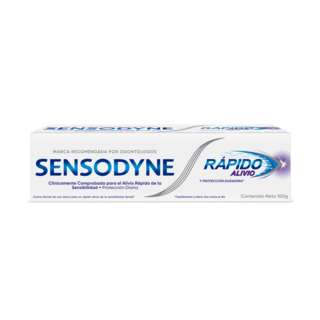 Crema dental Sensodyne rapido alivio 100 g