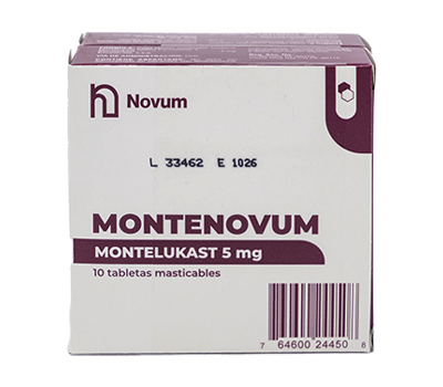 MONTENOVUM 5 MG X 10 TABLETAS