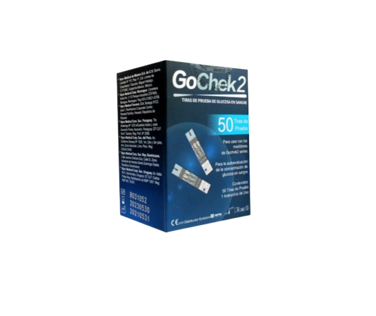 GO CHEK 2 TIRAS REACTIVAS X 50