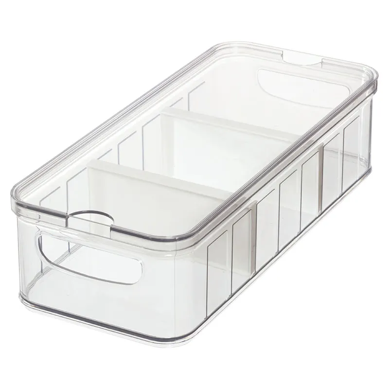 Organizador alimentos con 2 divisores plástico iDesign