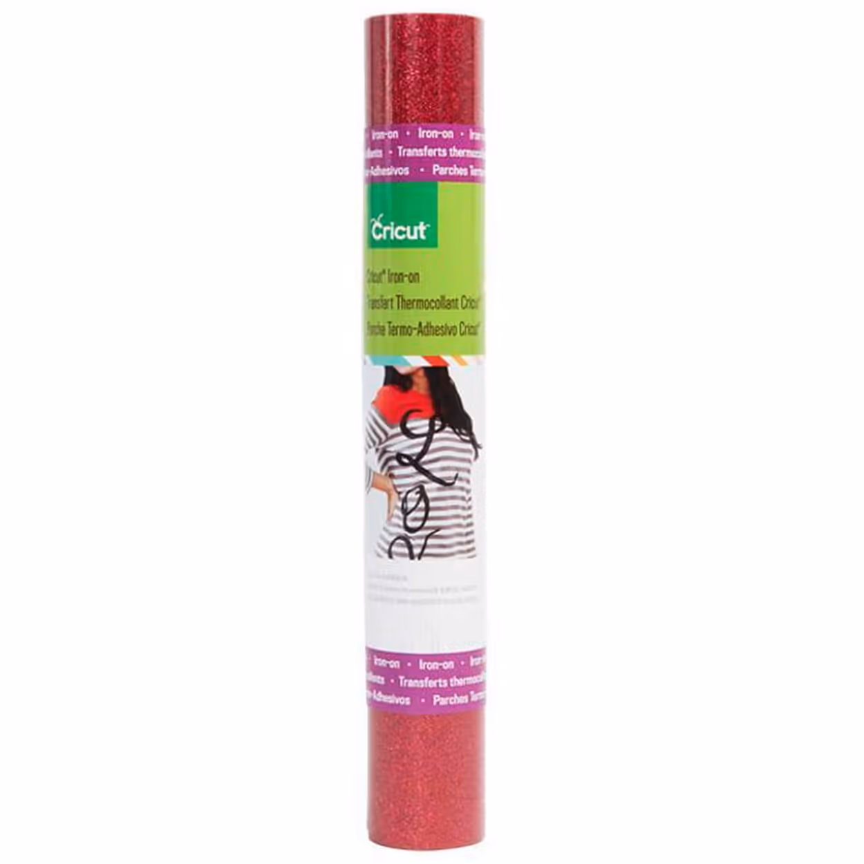 CRICUT ROLLO GLITTER IRON-ON – ROJO