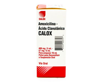 Amoxicilina-Acido clavulonico CALOX, 400