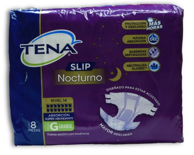 Tena Slip Nocturno GRANDE 8 piezas