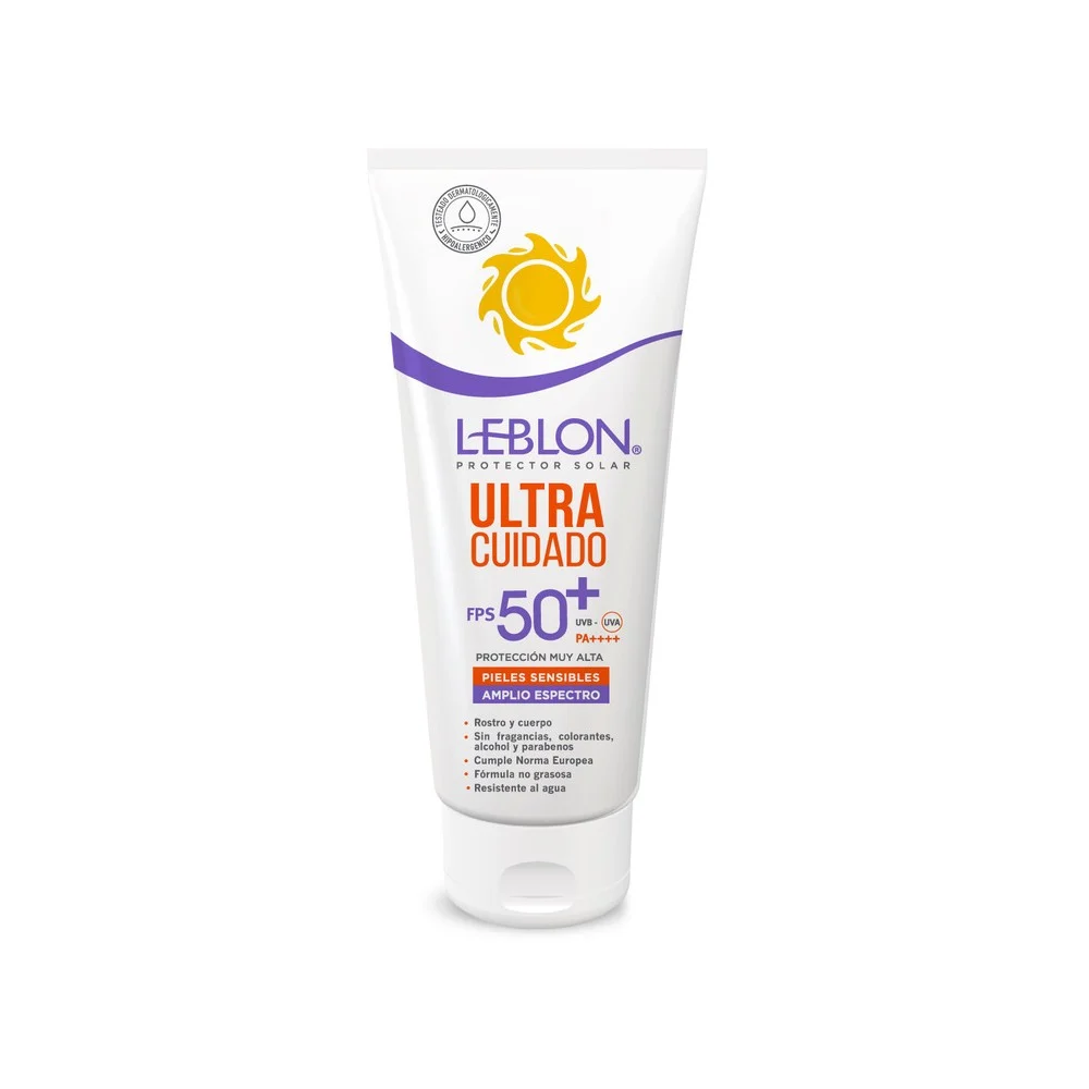 Leblon ultra cuidado FPS50+ amplio espectro protector solar 190 gramos