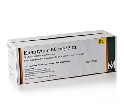 ENANTYUM 50 mg/2 ml INYECTABLE x 100 AMPOLLAS