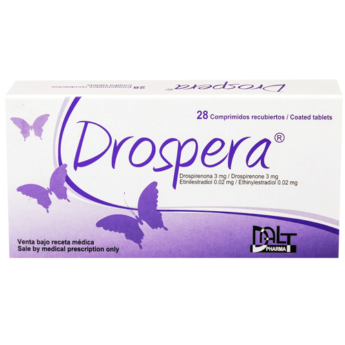 DROSPERA COMPRIMIDOS 3 MG / 0.02 MG