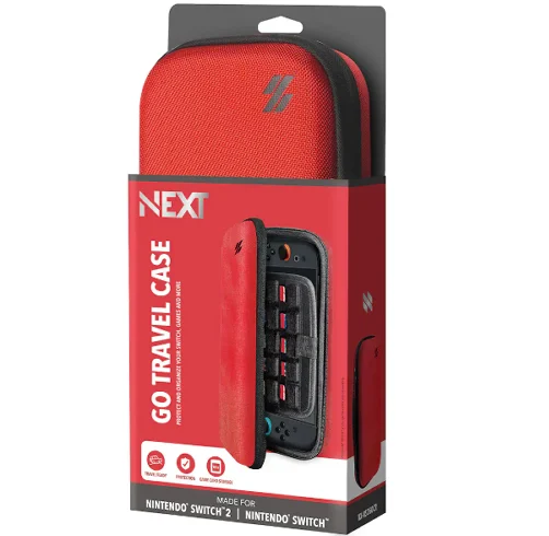 Next Estuche Go Travel para Nintendo Switch/Nintendo Switch 2 - Negro