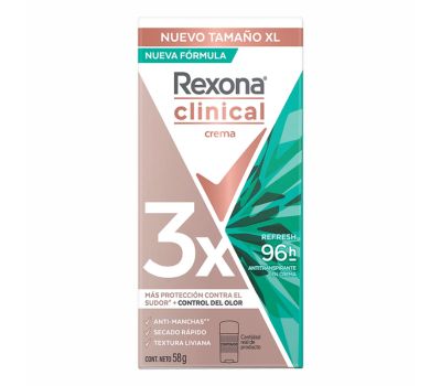 Rexona Clinical Refresh 96H crema antitranspirante 58 gr