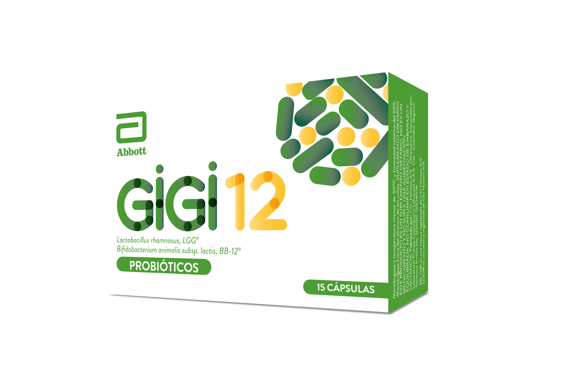 Gigi 12 probioticos 15 cápsulas