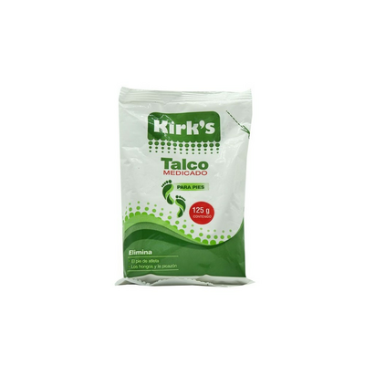 Talco Kirk's medicado para pies pote - 125 g