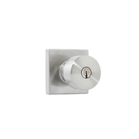 Cerradura Pomo Con Llave Niquel Satinado Bilbado Kwikset