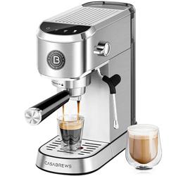 CASABREWS Compact Espresso Machine with Milk Frothing Steam Wan