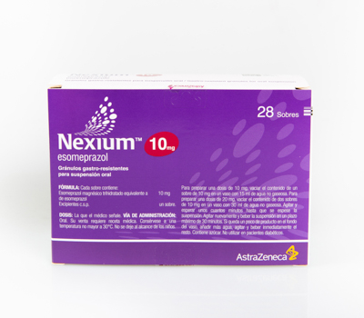 NEXIUM 10 MG EN POLVO VIA ORAL
