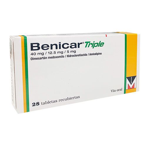 BENICAR TRIPLE 40/12.5/5MGX 28