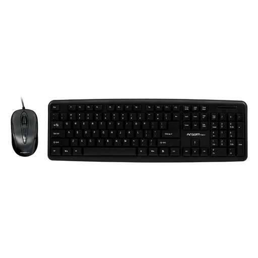 ARGOM ARG-KB-7428 TECLADO Y MOUSE CLASICO ARG-KB-7428