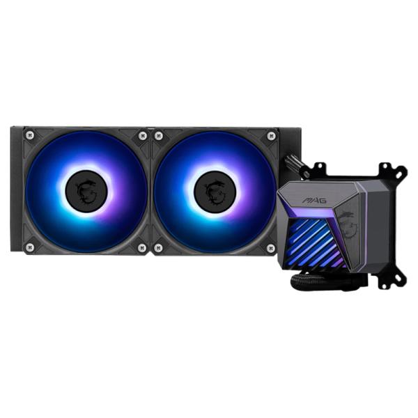 Enfriamiento Liquido MSI RGB MAG Coreliquid A15 240 AIO 240MM – Negro