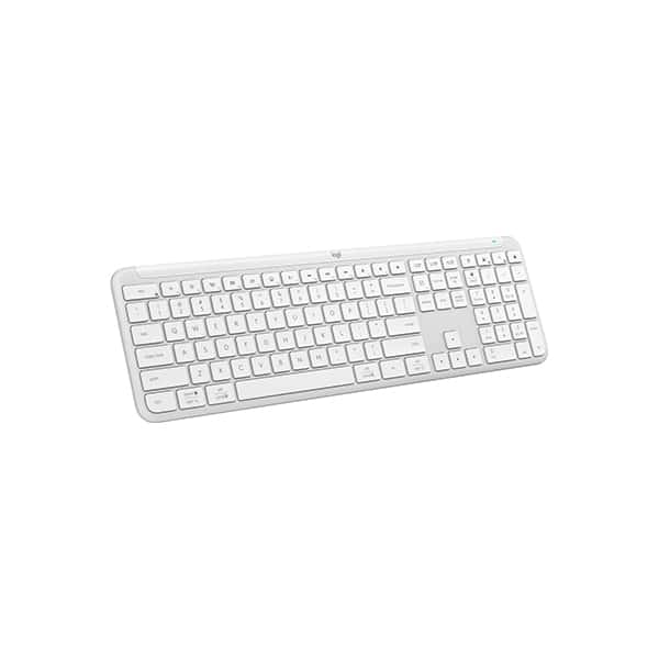 Logitech Teclado inalámbrico BT blanco