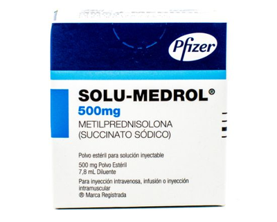 Solu-Medrol 500mg / 7.8 ml frasco IV IM