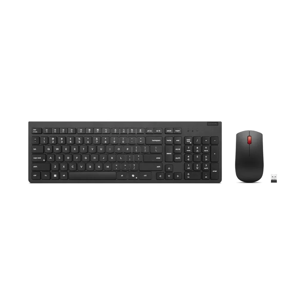 Lenovo Kit Teclado y Mouse Inalámbrico Essential Gen 2 en Español, 4X31R64500