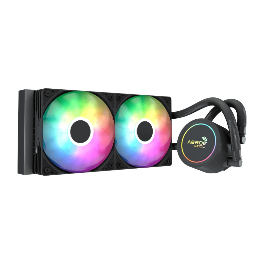 REFRIGERACIÓN LÍQUIDA RGB AEROCOOL ABYSS L240R AIO 240MM LGA115X-1851/ AM5/AM4 ACLA-AB24117.11 NEGRO