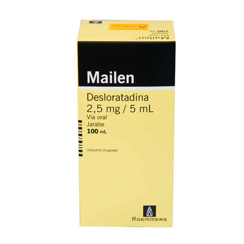 MAILEN JARABE 2.5 MG / 5 ML / 100 ML