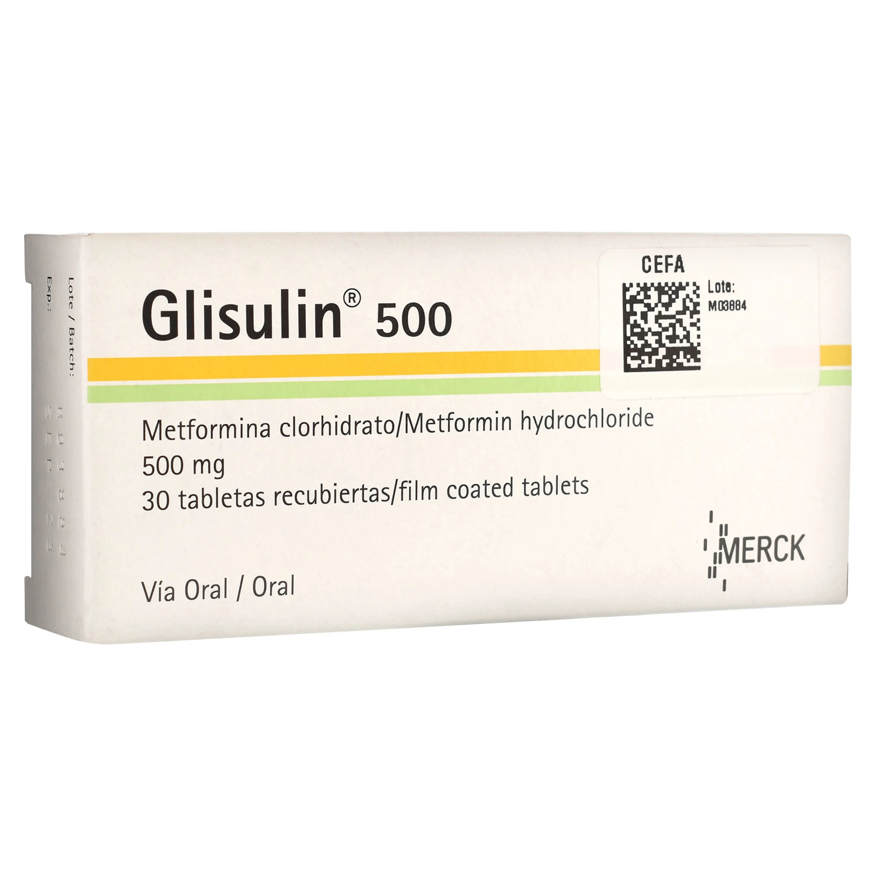 Glisulin 500 Mg X30 Tab