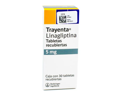 Trayenta 5 mg caja 30 comprimidos