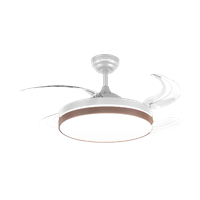 Ventilador 42" Rectractil Luz Led 24 W Cafe Oscuro HoneyWell