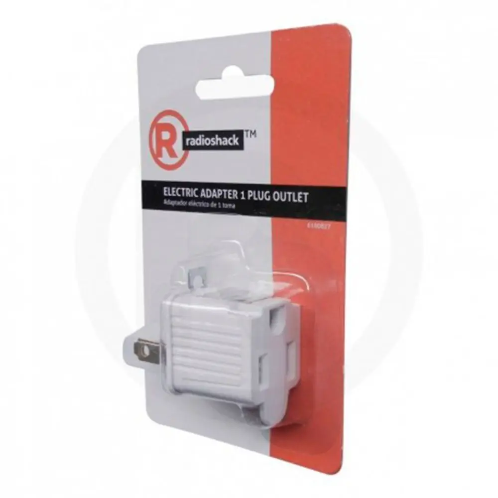 Adaptador de corriente de 1 toma RadioShack 1 pieza