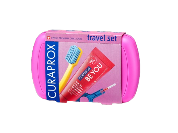 CURAPROX TRAVEL SET PINK 1 UNIDAD(ES)