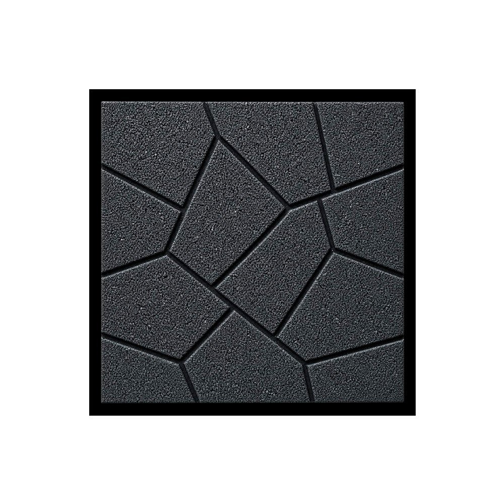 Piso de caucho para revestimiento tipo piedra decorativo