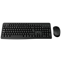 Xtech – Keyboard and mouse set – Wireless – Spanish – USB – Black – 2.4 GHz – Black XTK-311S