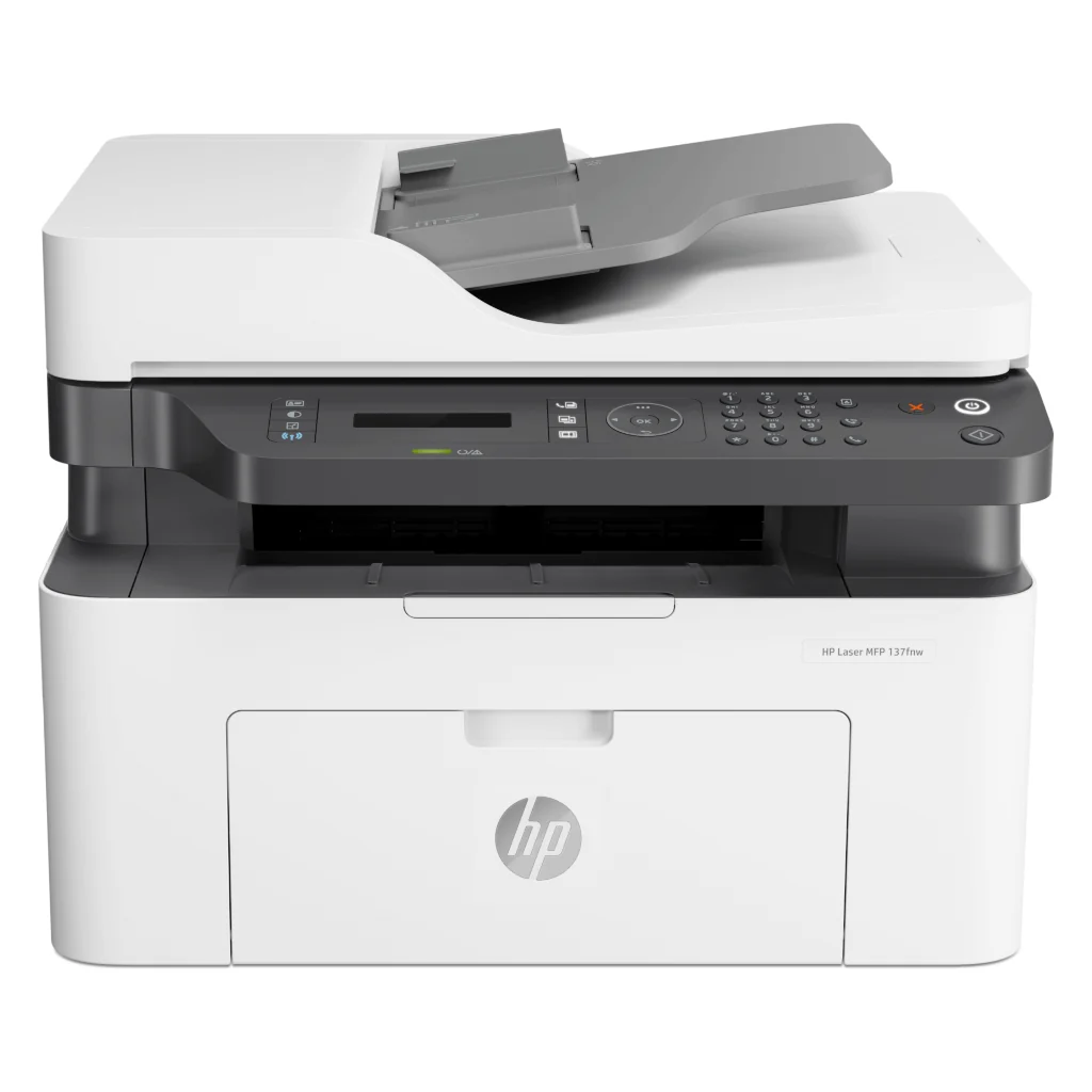 HP Impresora Multifuncional Monocromática Láser MFP137FNW, 4ZB84A