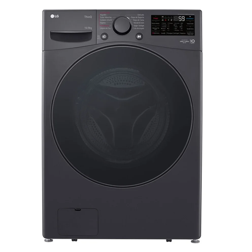 Lavadora Secadora LG WD16MG2S6P | 2 en 1 | Eléctrica | 16 Kg | Carga Frontal