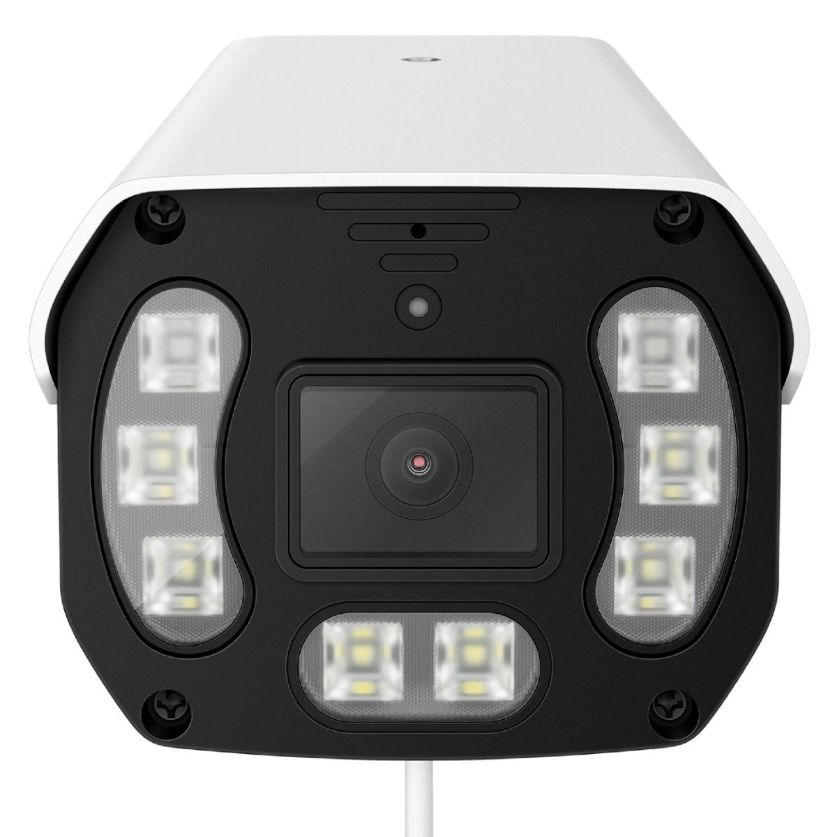Cámara de seguridad Wi-Fi*/PoE de 4 Mpx tipo bala fija, para exterior