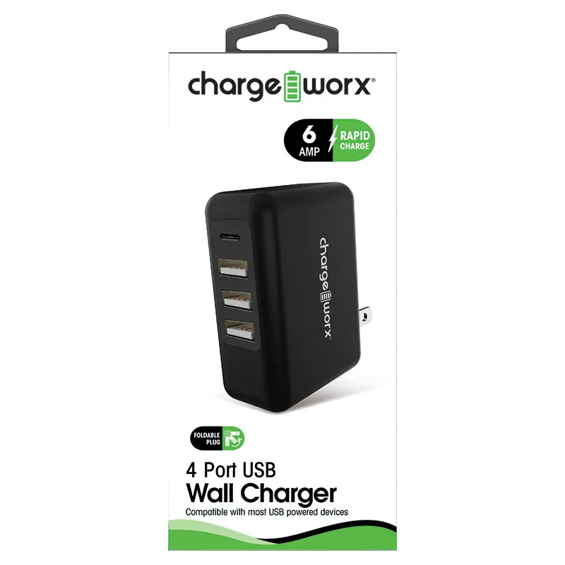 Cubo cargador 4 USB Charge Worx