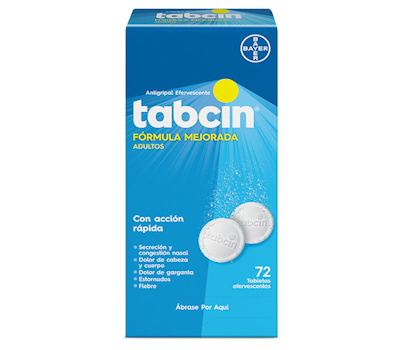 TABCIN ADULTO EFERVESENTE TABLETAS VÍA ORAL