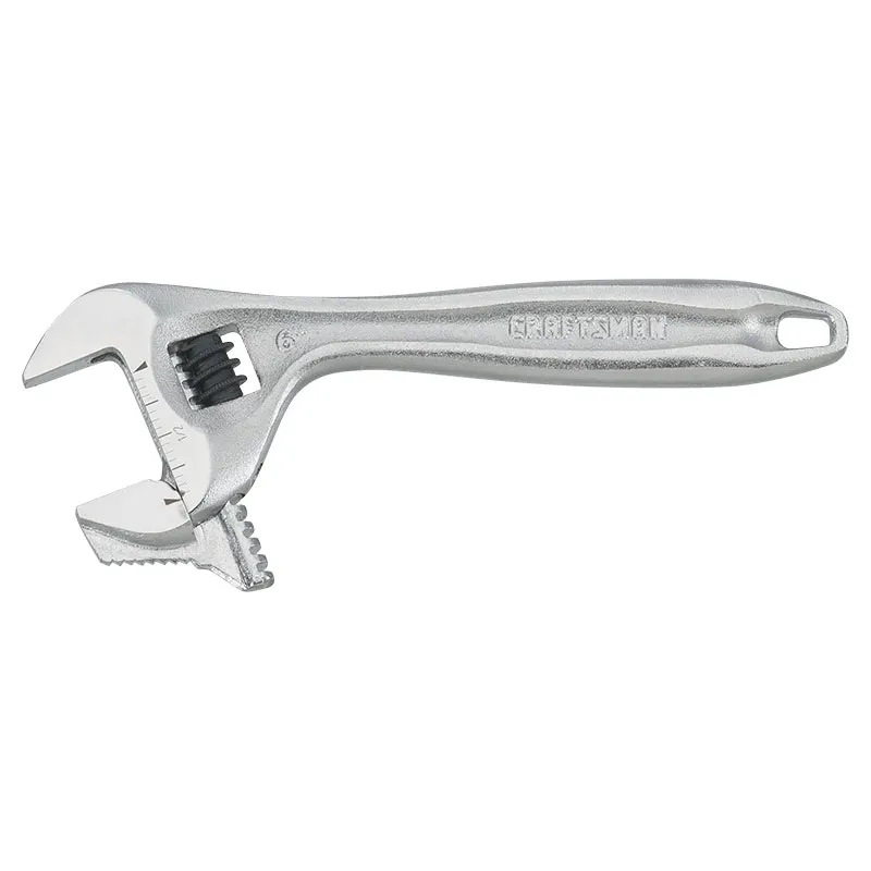 Llave ajustable 6" con quijada reversible