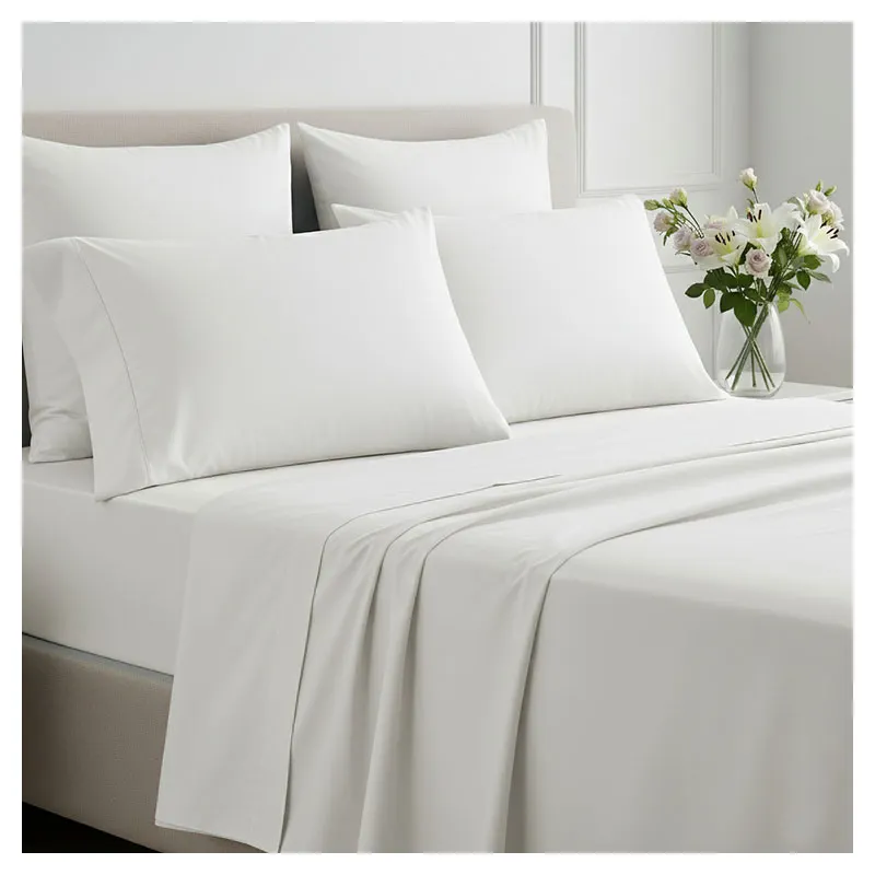 Juego de sábanas twin 100% algodón 3 piezas blanco incluye 1 funda para almohada