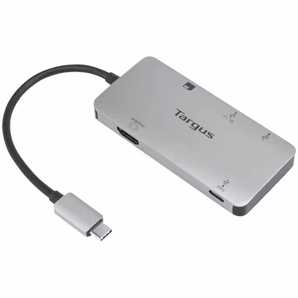 Adaptador Hub Targus USB-C a HDMI – USB – SD – MicroSD – USB-C