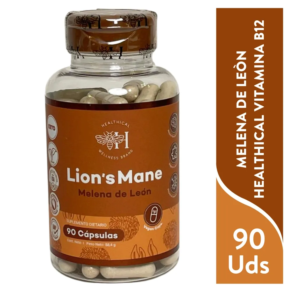 Melena Leon Healthical Vitamina B12 90u