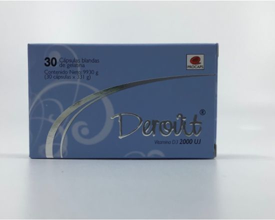 Derovit 2000 U.I 30 capsulas blandas
