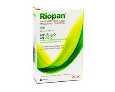 Riopan 80 mg/10 mg/1 ml gel 250 ml