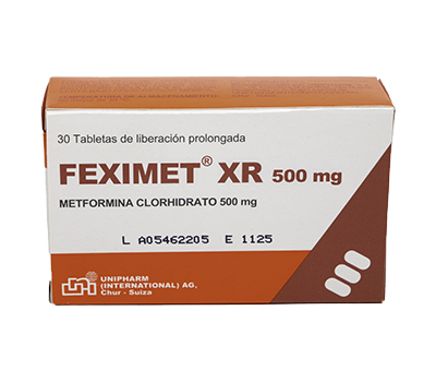 FEXIMET XR TABLETAS 500 MG X 30