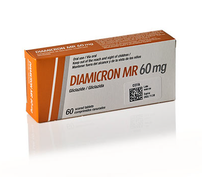 DIAMICRON MR 60 mg x 60 COMPRIMIDOS RANURADOS