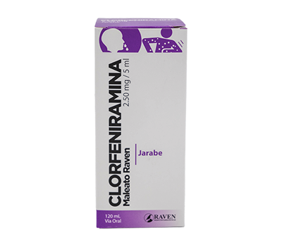 CLORFERINAMINA JARABE 2.50/5MG/ML X 120M